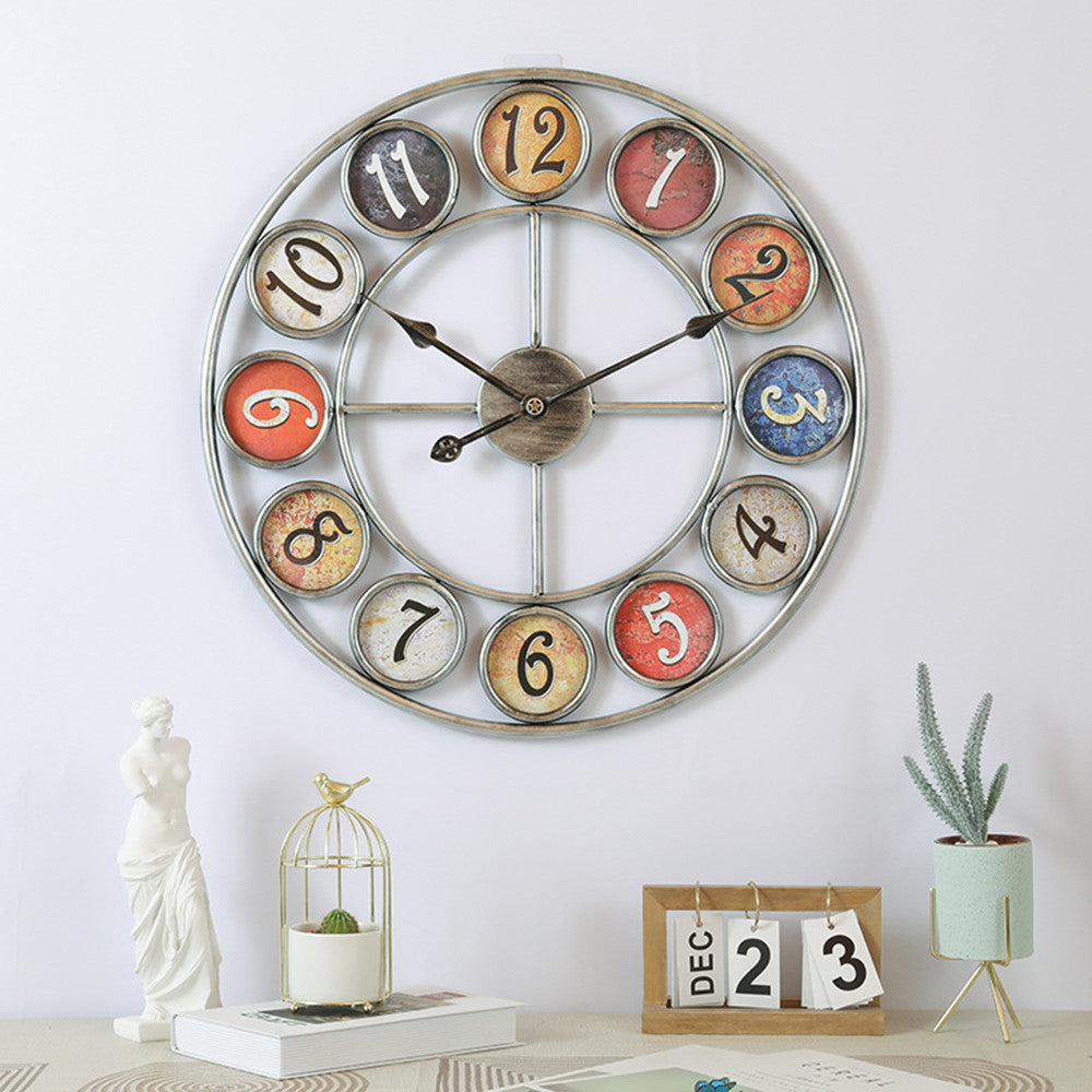 Iron Art Circular Creativity Clock