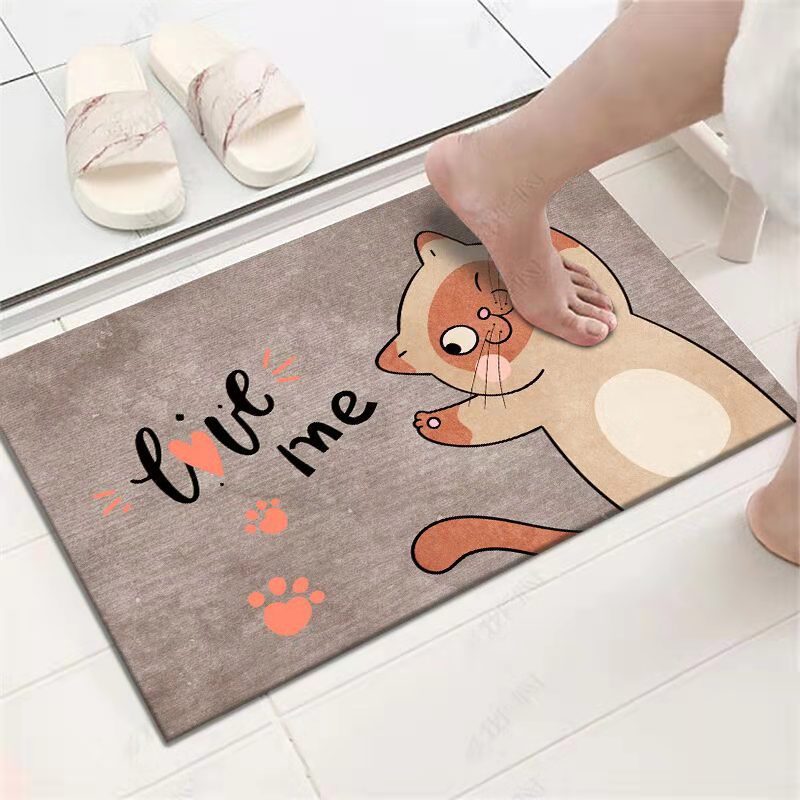 Bathroom Toilet Absorbent Floor Mat