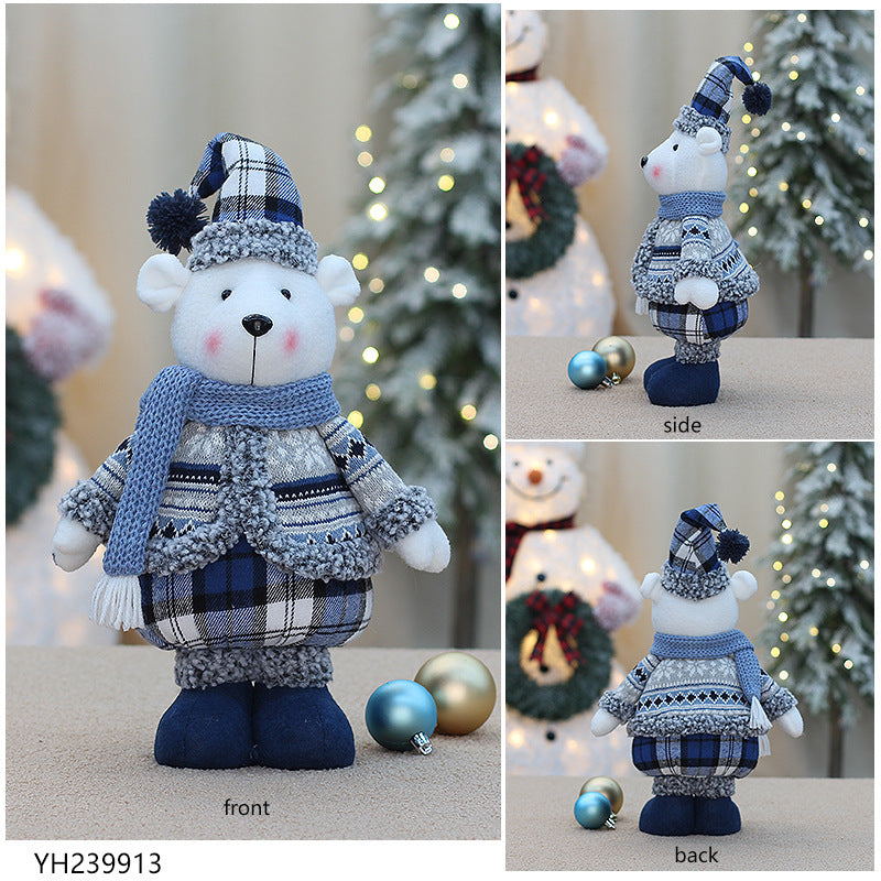 Decorative Sea Blue Bear Doll