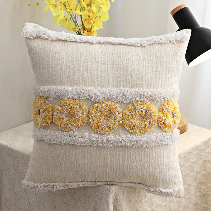 Homestay Style Luxury Tufted Cushion Cover