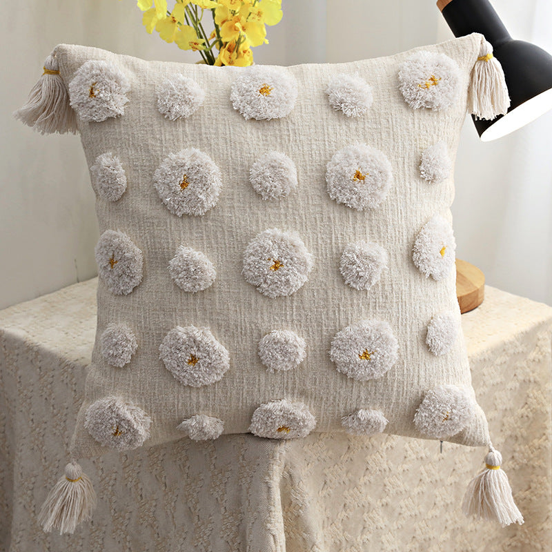 Homestay Style Luxury Tufted Cushion Cover