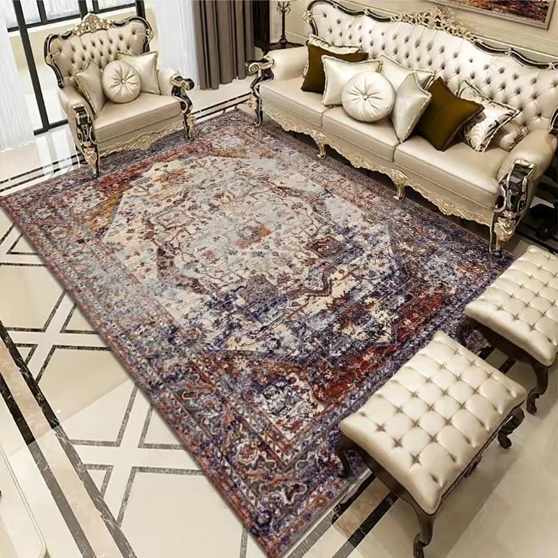 Vintage Bohemian Living Room Rug