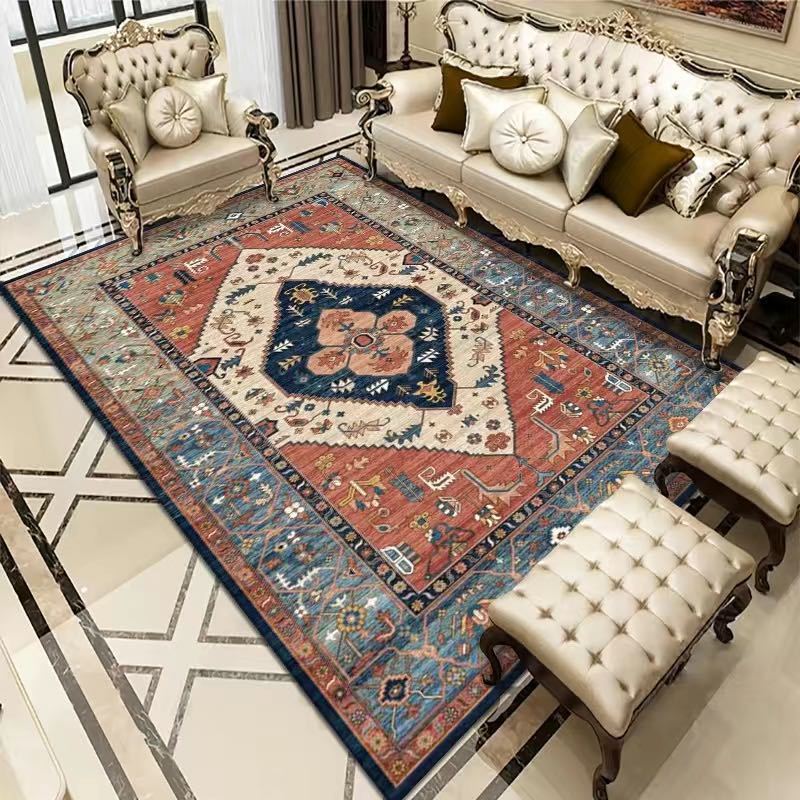 Vintage Bohemian Living Room Rug