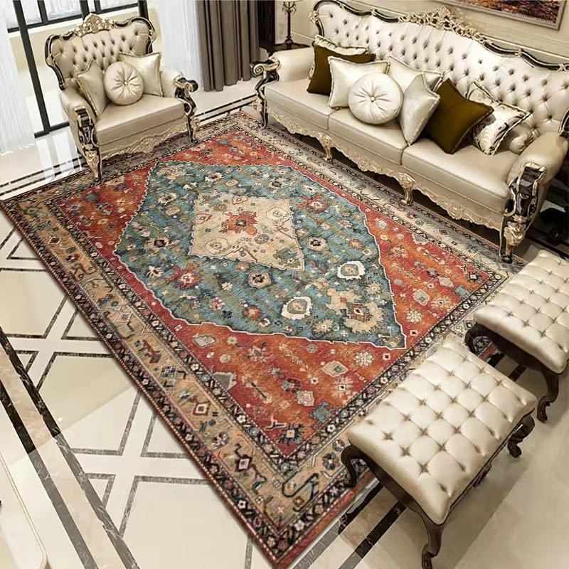 Vintage Bohemian Living Room Rug