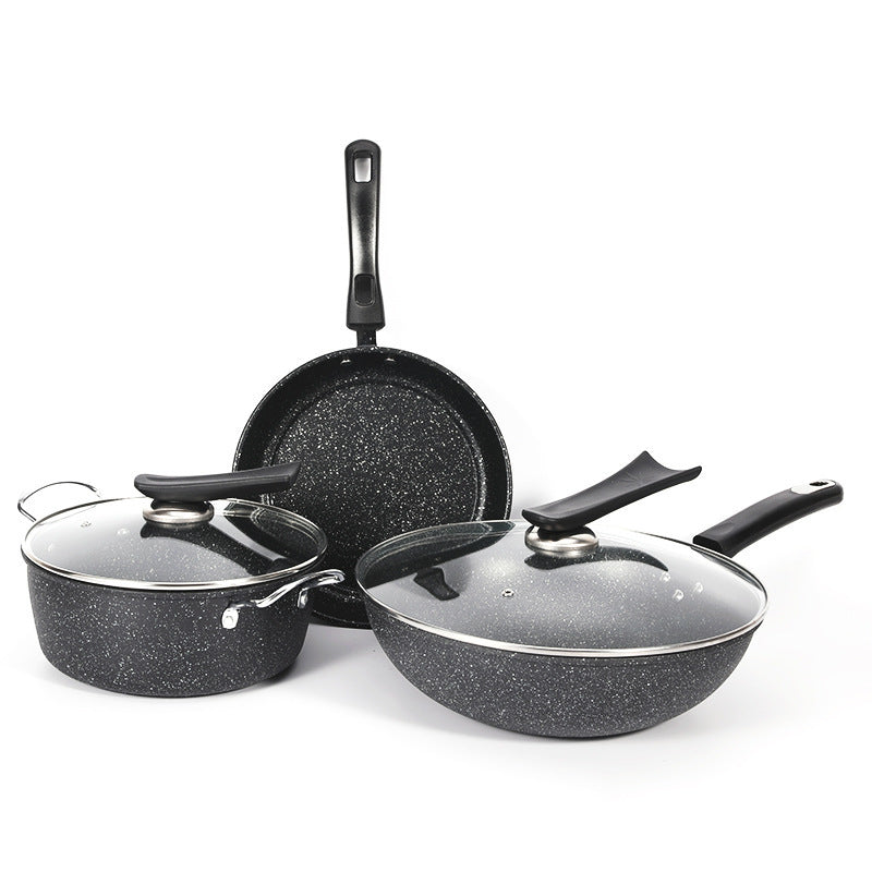 Three-Piece Atmospheric Exquisite Cookware Set