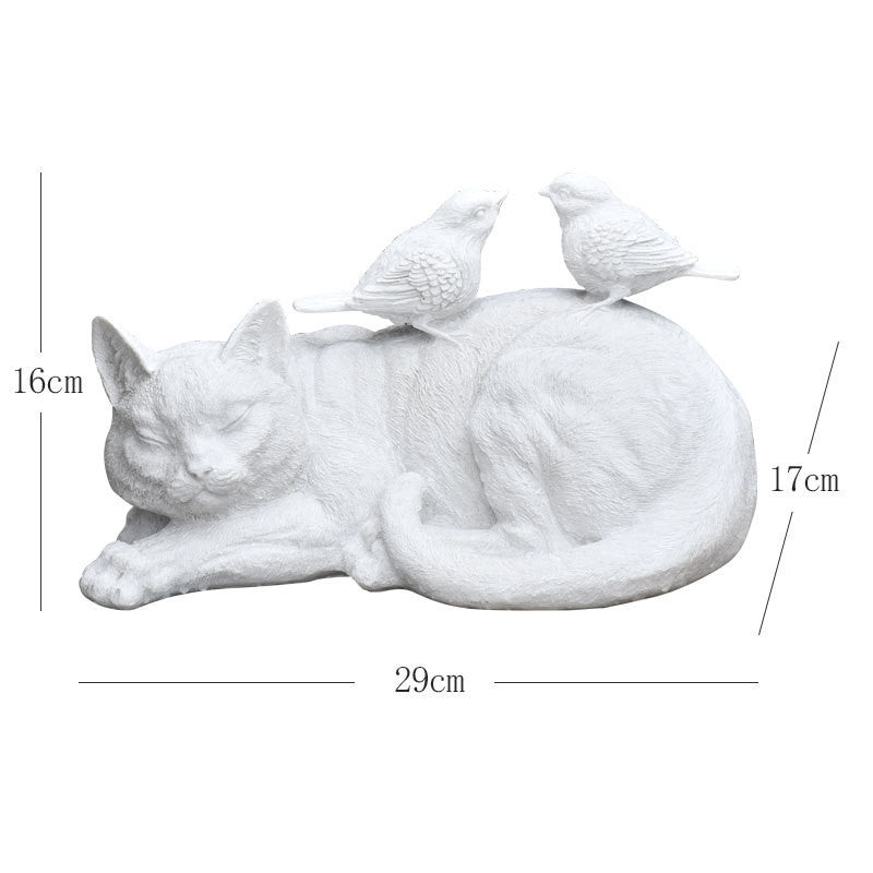 Creative Resin Cat Garden Decorative Ornament