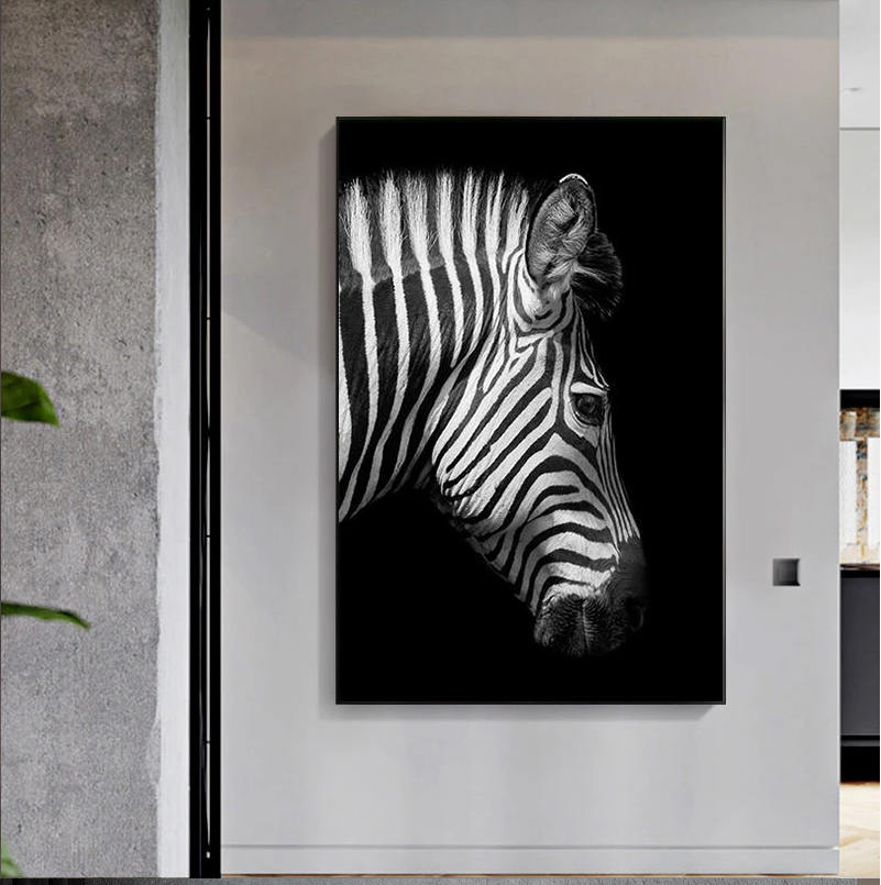 Black & White Zebra Wall Art