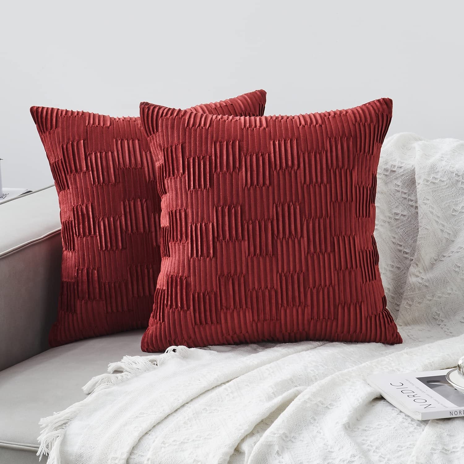 Velvet Texture Soft And Comfortable Cushion Cover