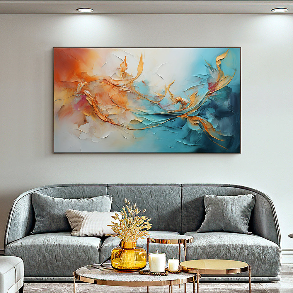 Abstract Flowers Wall Decor