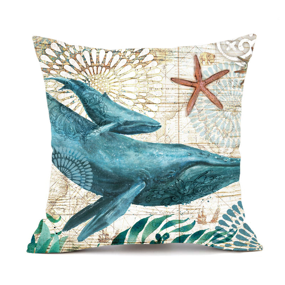 Sea Turtle Printed Pillow Case