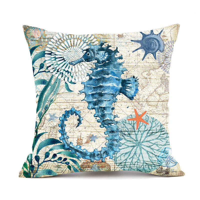 Sea Turtle Printed Pillow Case