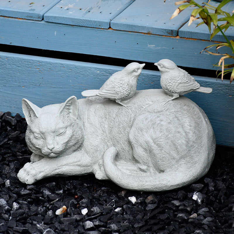 Creative Resin Cat Garden Decorative Ornament