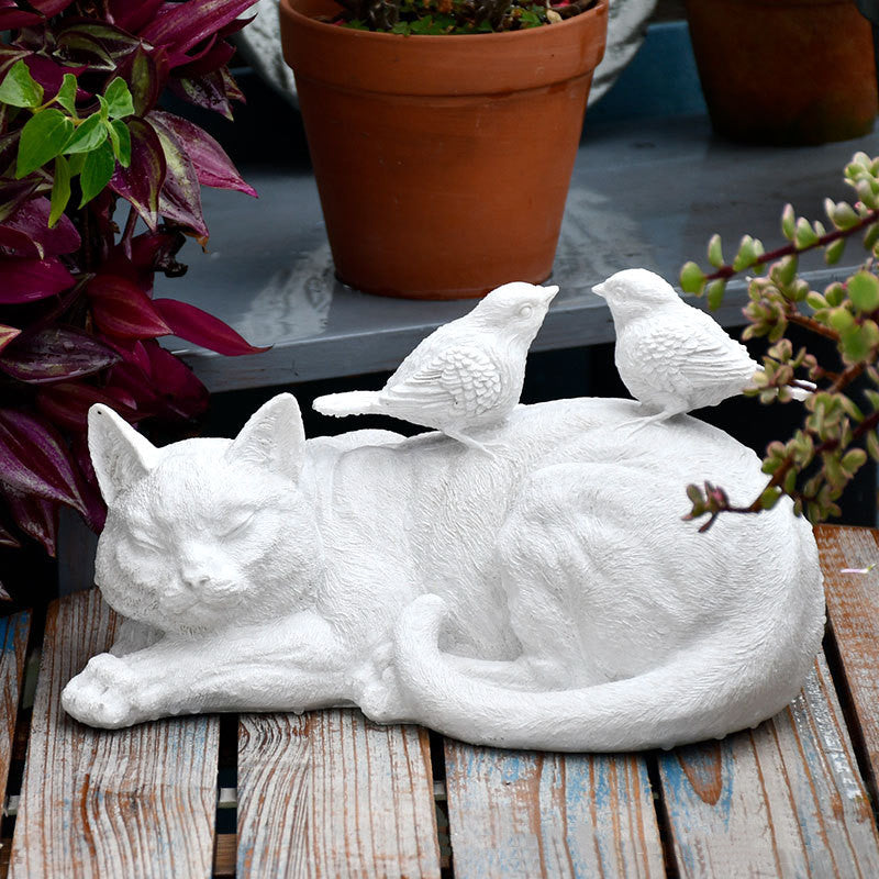 Creative Resin Cat Garden Decorative Ornament