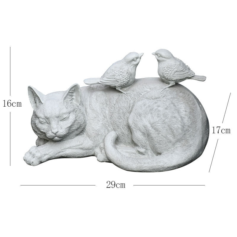 Creative Resin Cat Garden Decorative Ornament