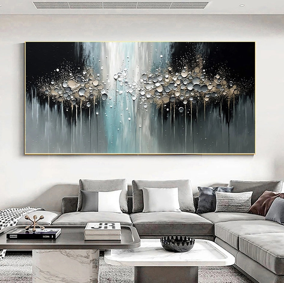 Abstract Texture Hand Painted Wall Decor