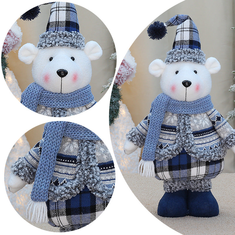 Decorative Sea Blue Bear Doll