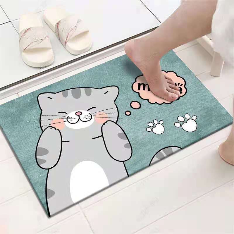 Bathroom Toilet Absorbent Floor Mat