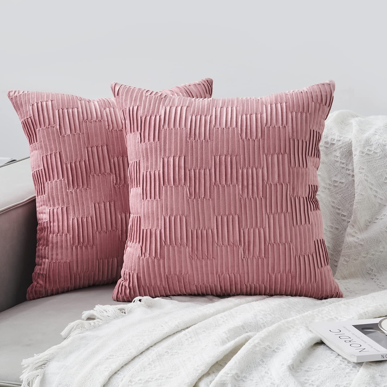 Velvet Texture Soft And Comfortable Cushion Cover